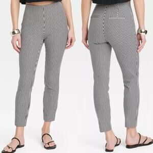 NWT‎ A New Day High Rise Skinny Ankle Pants Gingham Black Women's Plus Size 17